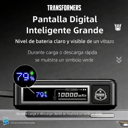 Power Bank 10000mAh 30W ⚡ Carga Súper Rápida + Pantalla Digital LED